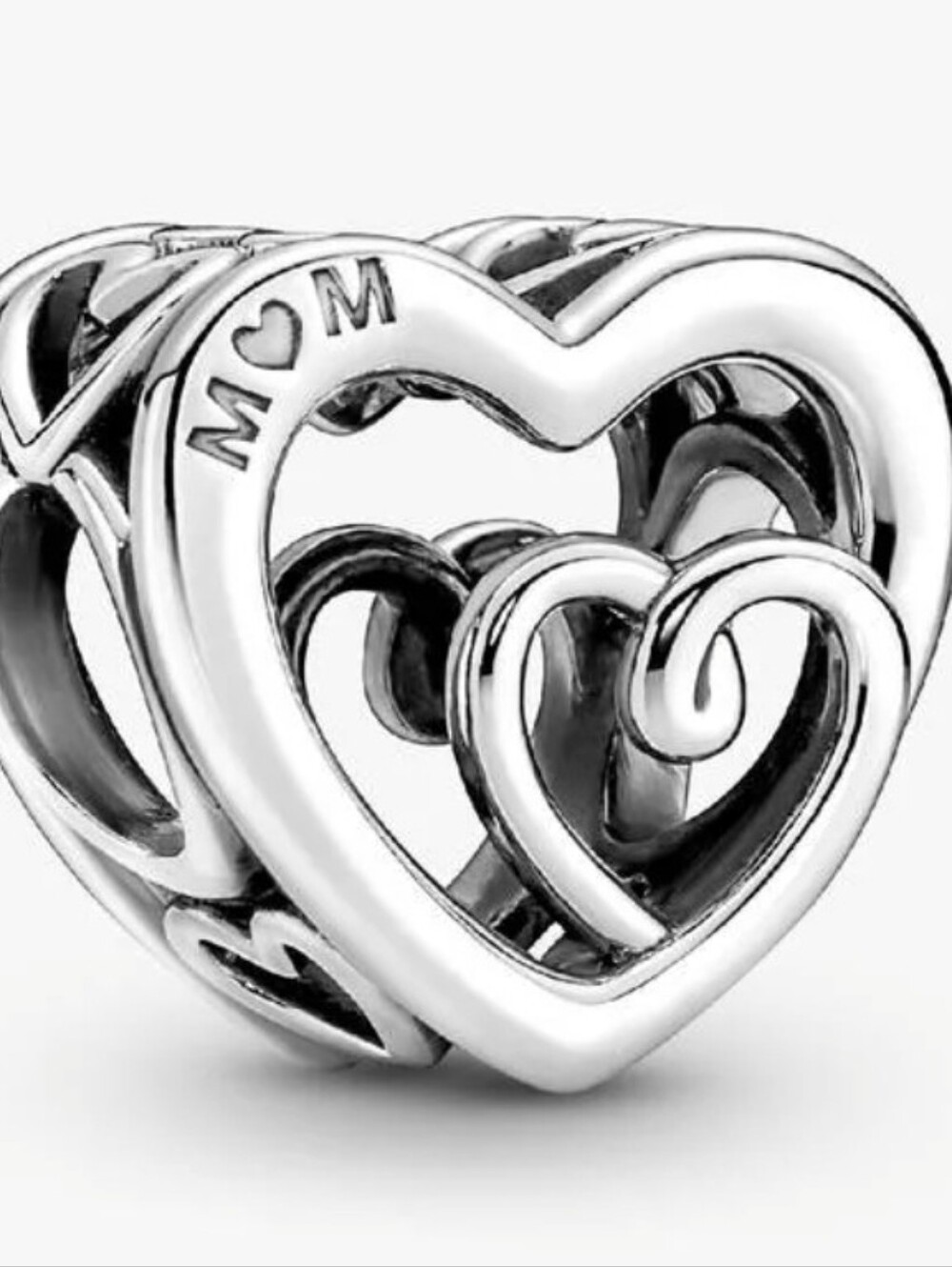 Authentic NEW Pandora Entwined Infinite Hearts Charm S925ALE